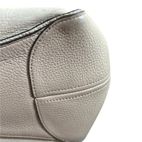 Kate Spade Leila Medium Triple Compartment Shoulder Bag Tan Cream Colorblock - Picture 12 of 12